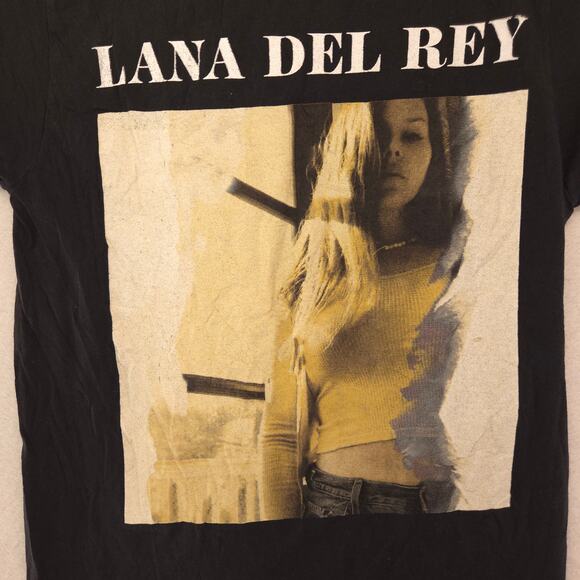 Lana Del Rey Band Graphic Short Sleeve Crew Neck T Shirt Mens Size M Black - Picture 4 of 9
